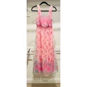 3/$60 Vintage Floral Maxi Dress